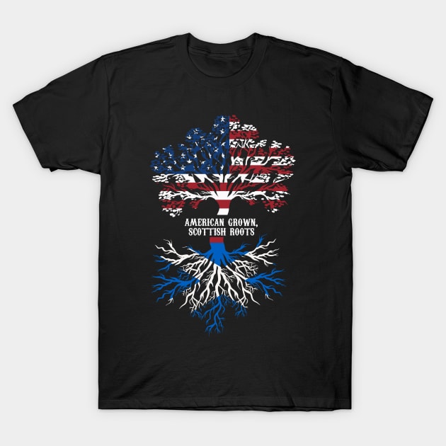 American Grown, Scottish Roots T-Shirt by maxdax